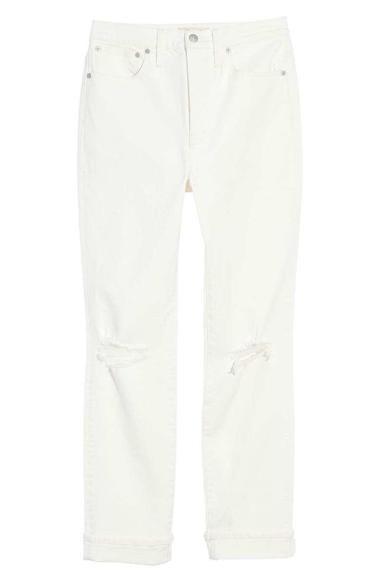 Madewell Ripped Slim Boyjeans, Alternate, color, 