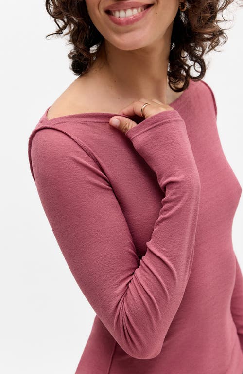 Bdg Urban Outfitters Frankie Off The Shoulder Top In Pink