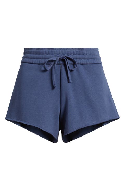 Foldover Fleece Mini Sweat Shorts