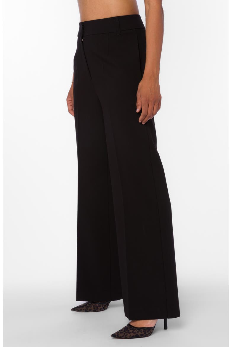 Thatcher Pintuck Wide Leg Pants, Alternate, color, BLACK
