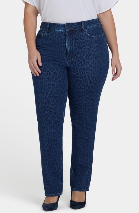 Marilyn High Waist Straight Leg Jeans (Riverbridge) (Plus)