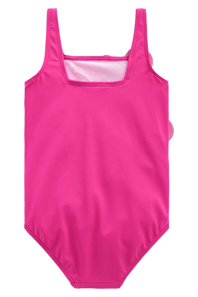 Kids' Appliqué One-Piece Swimsuit, Alternate, color, PEACOCK APPLIQUE