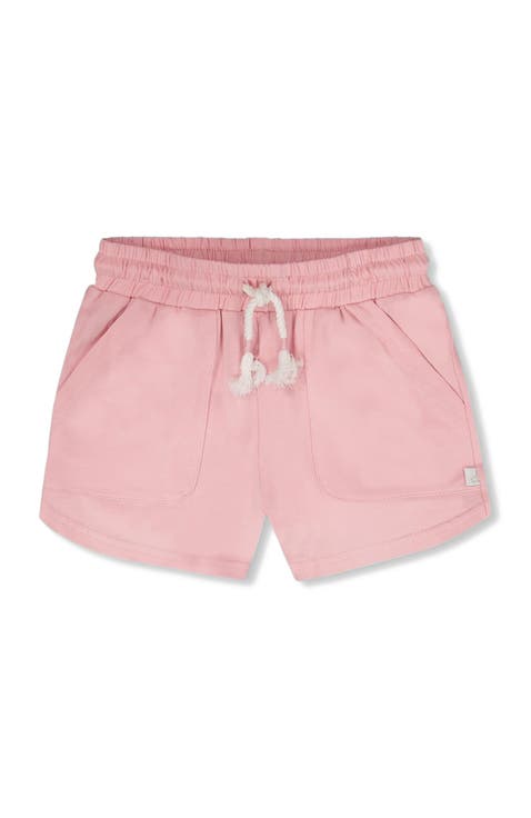 Organic Cotton Elastic Drawstring Jersey Shorts