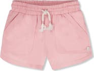 Deux par Deux Organic Cotton Elastic Drawstring Jersey Shorts