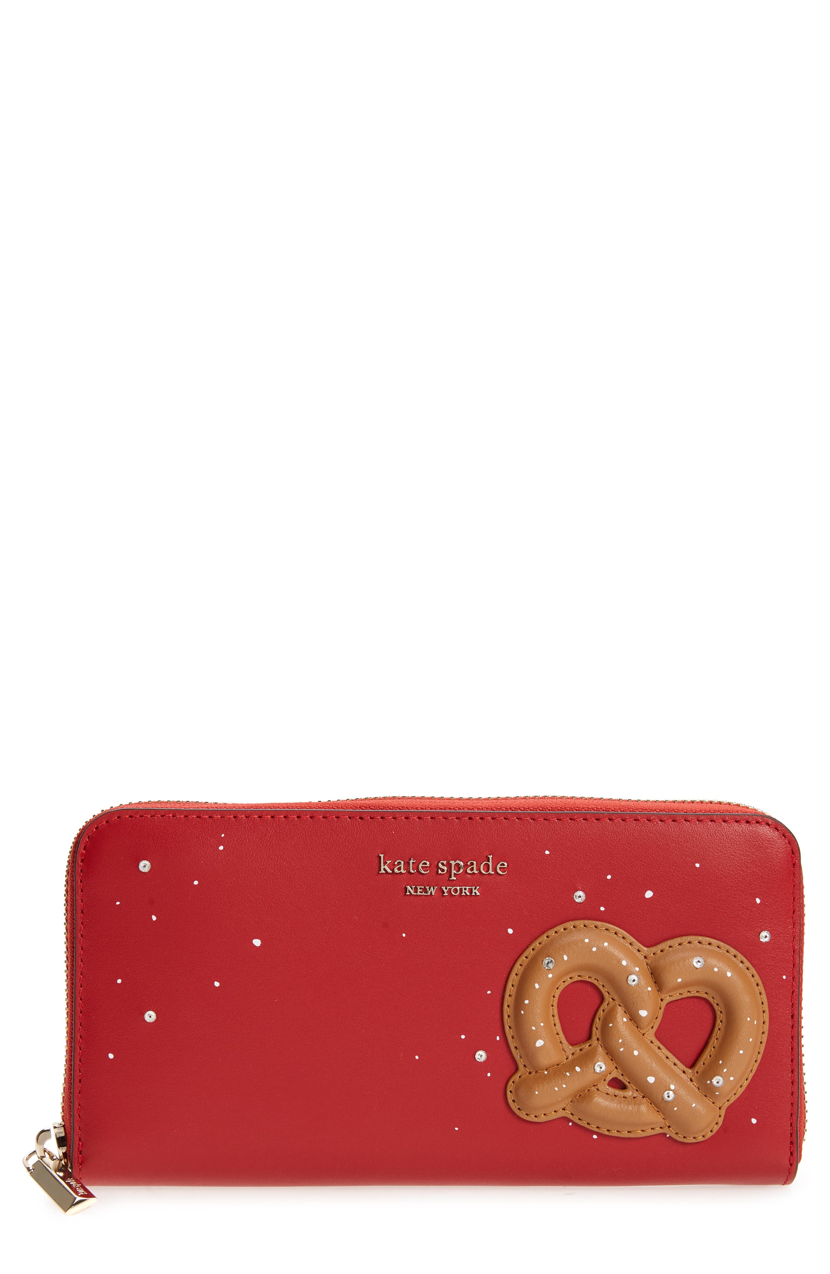 Kate Spade New York on a roll zip clutch, Main, color, 