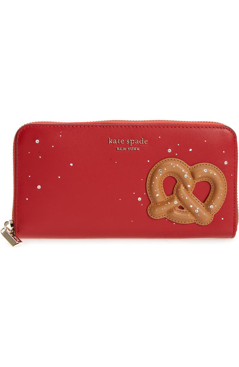 Kate Spade New York on a roll zip clutch, Main, color,