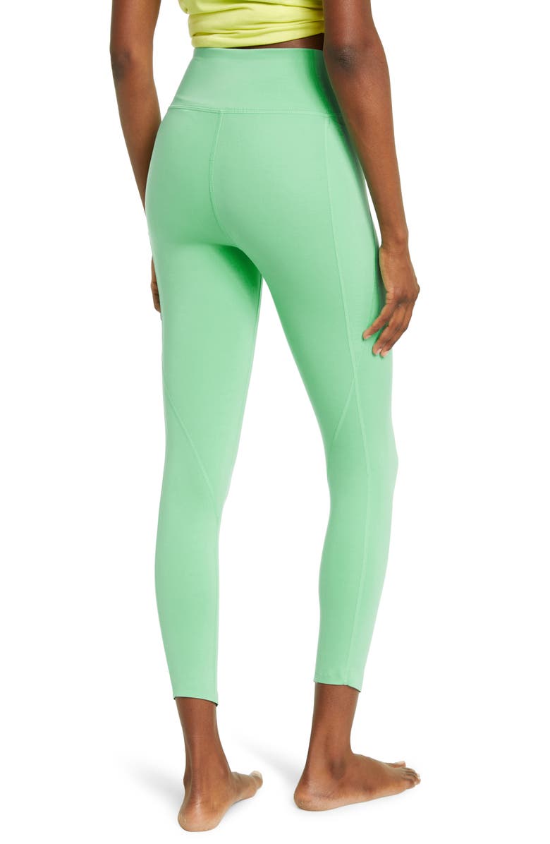 Zella High Waist Studio Lite Pocket 7/8 Leggings, Alternate, color,