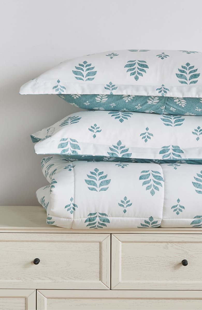 Woven & Weft Reversible Microfiber Comforter Set, Alternate, color,