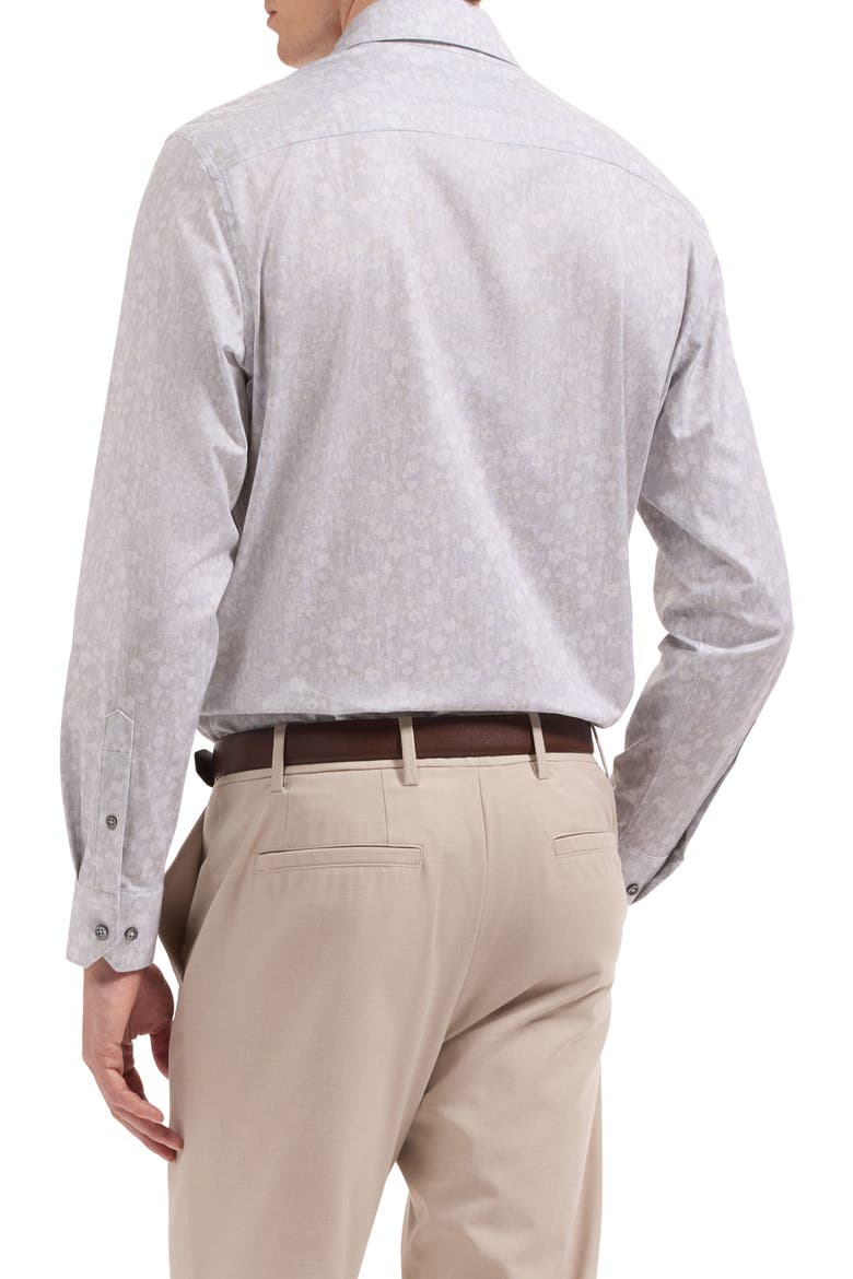 James OoohCotton Long Sleeve Stretch Button Up Shirt, Alternate, color, SAND