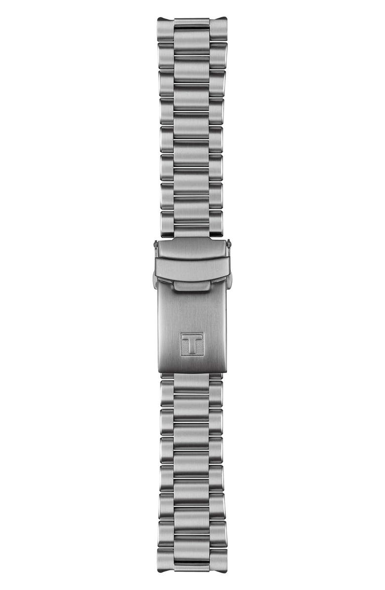 Tissot PR516 Bracelet Chronograph Watch, 40mm, Alternate, color, Black