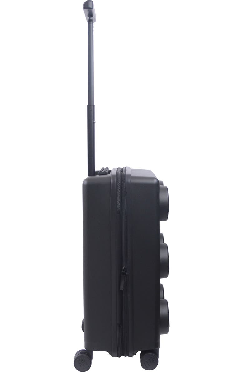 LEGO Signature Brick 2x3 Trolley Expandable 21.5 inch carry-on luggage, Alternate, color, Black