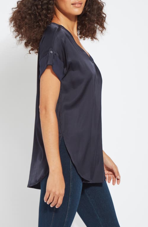 Lyssé Lysse Santorini V-neck Top In Blue