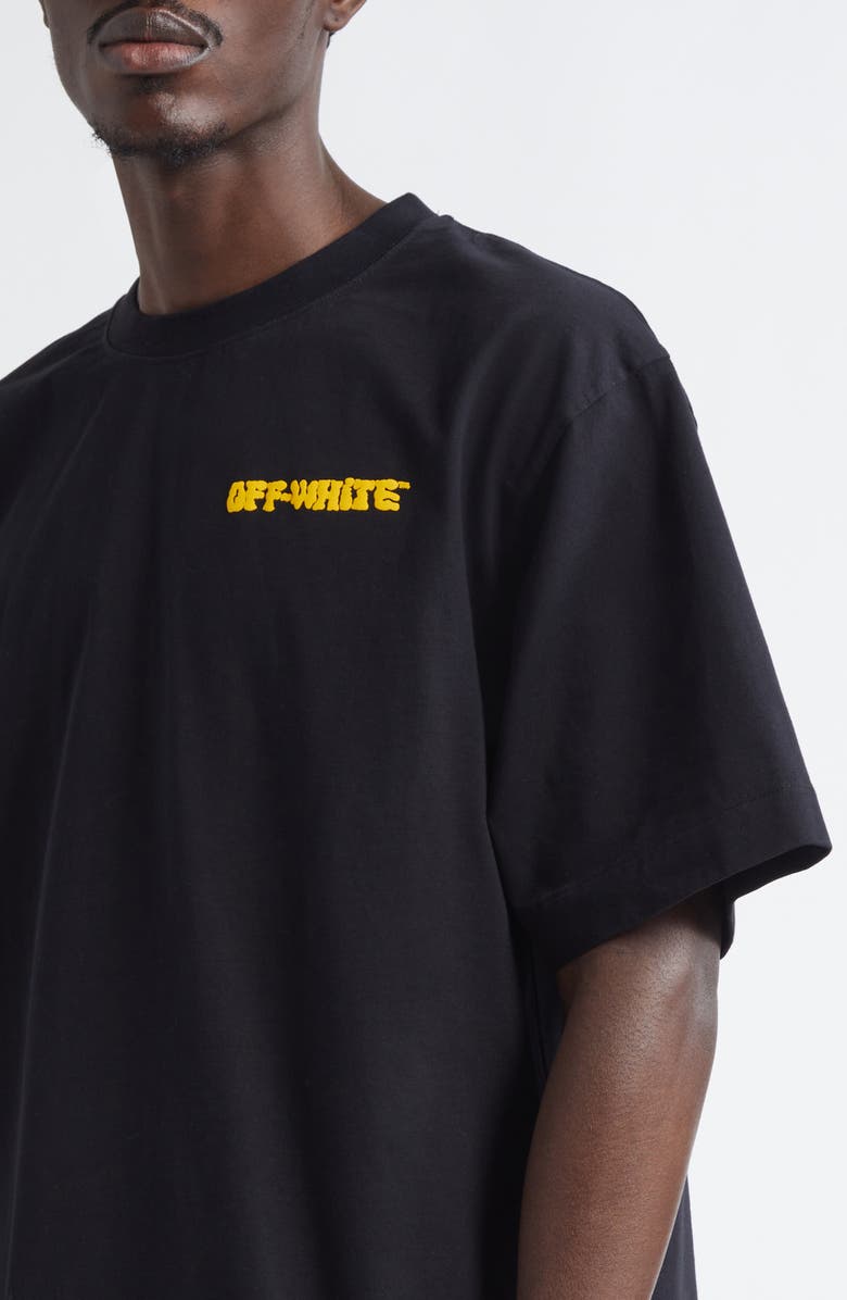 Off-White Puffy Logo Skate Graphic T-Shirt, Alternate, color, 