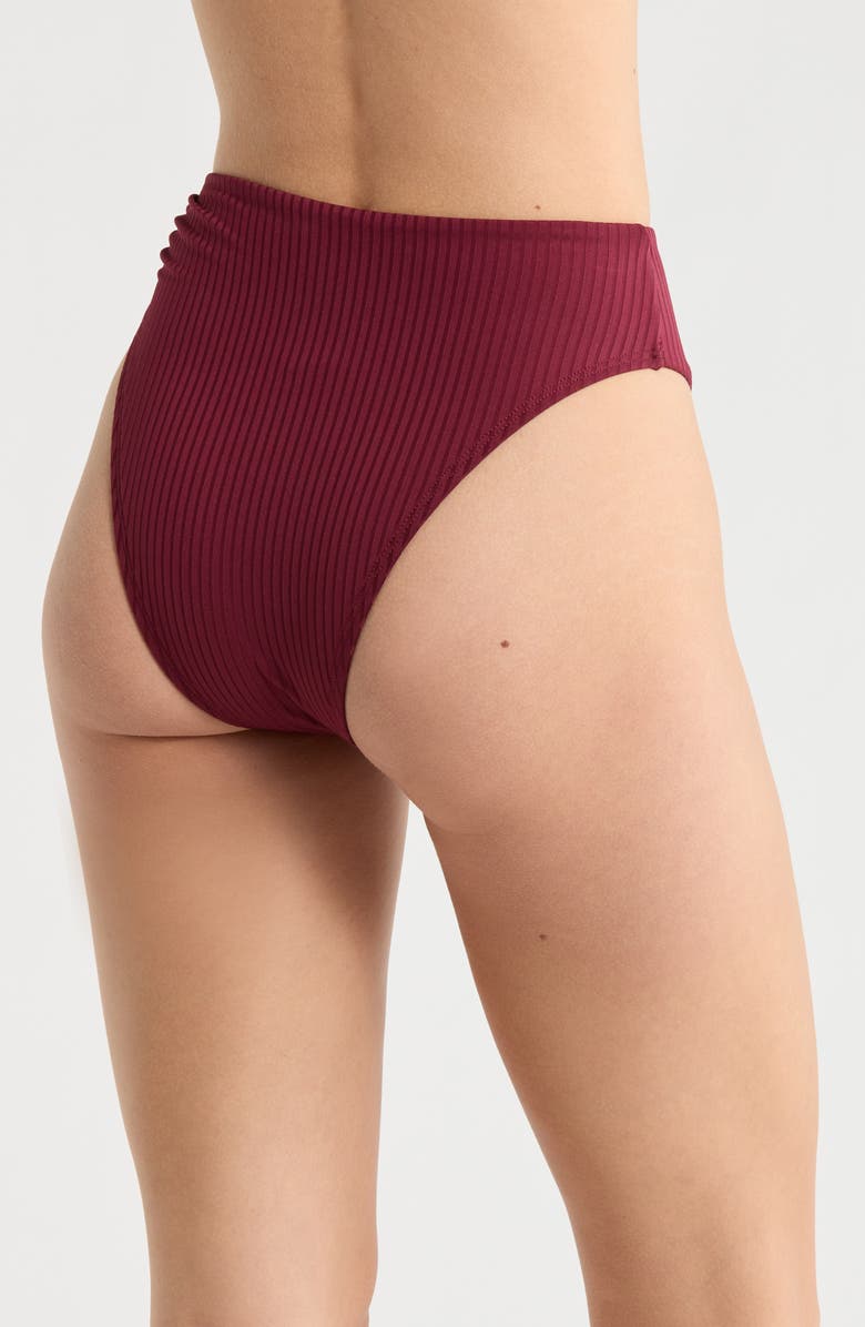 Vitamin A<sup>®</sup> Lolita Bikini Bottoms, Alternate, color, Burgundy