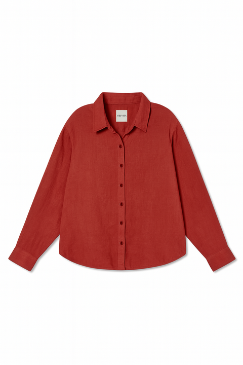 Cecile Oversized Linen Shirt