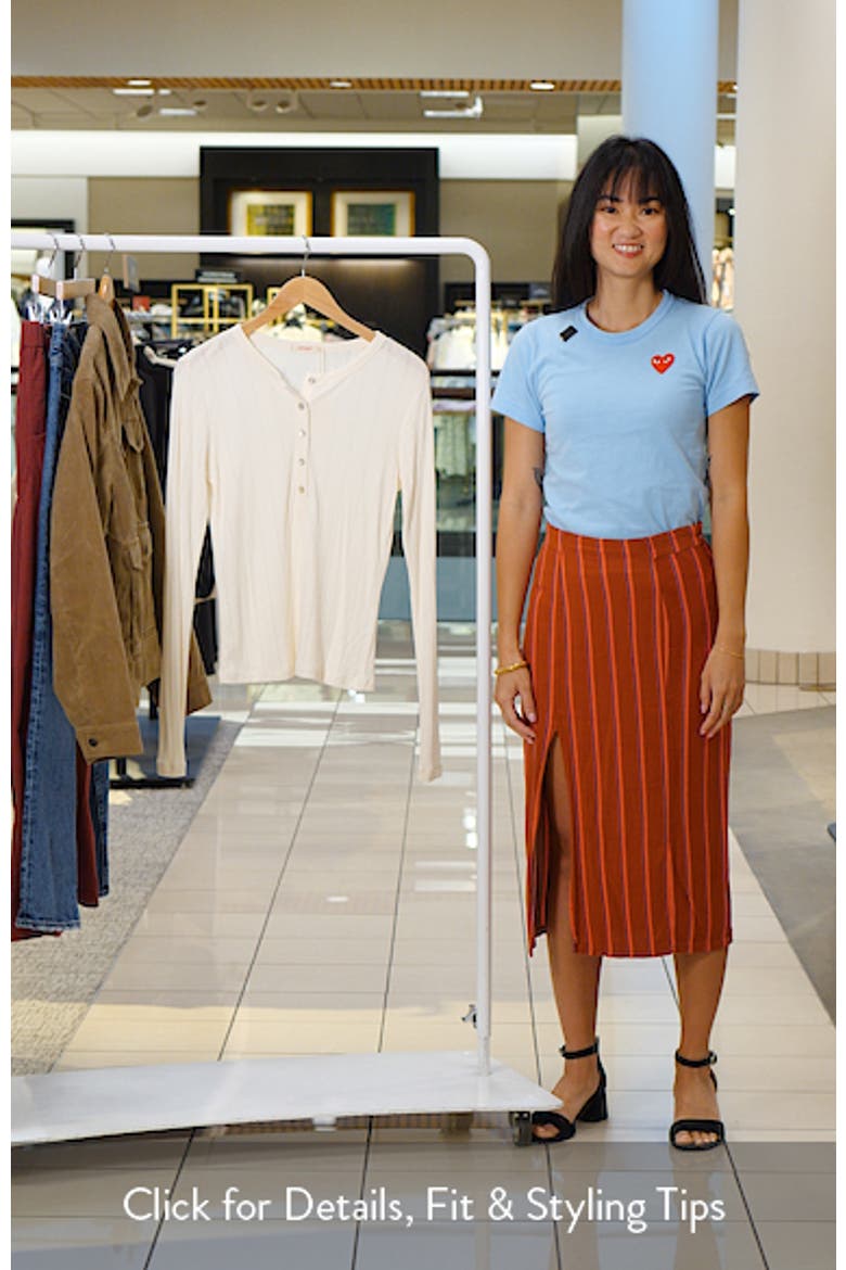 Pointelle Long Sleeve Henley video