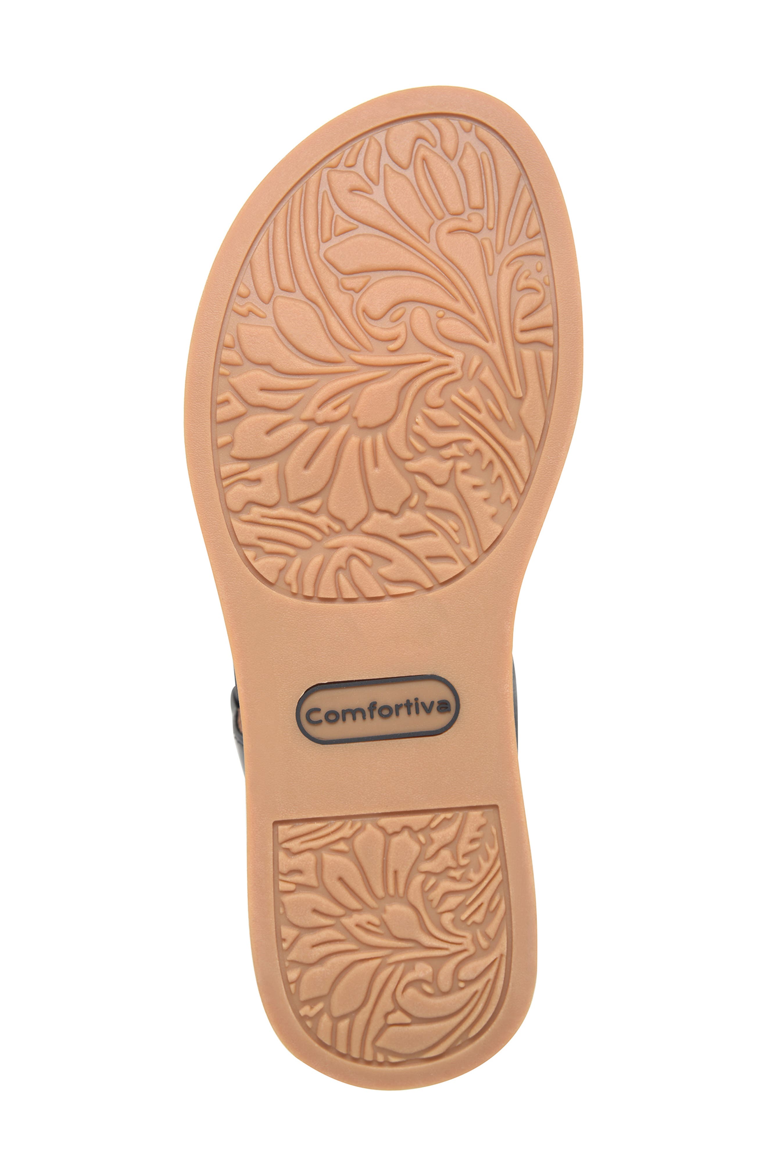 Comfortiva Marcy Wedge Sandal, Alternate, color, Black