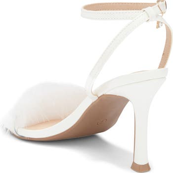 Safina Faux Fur Heel Sandal