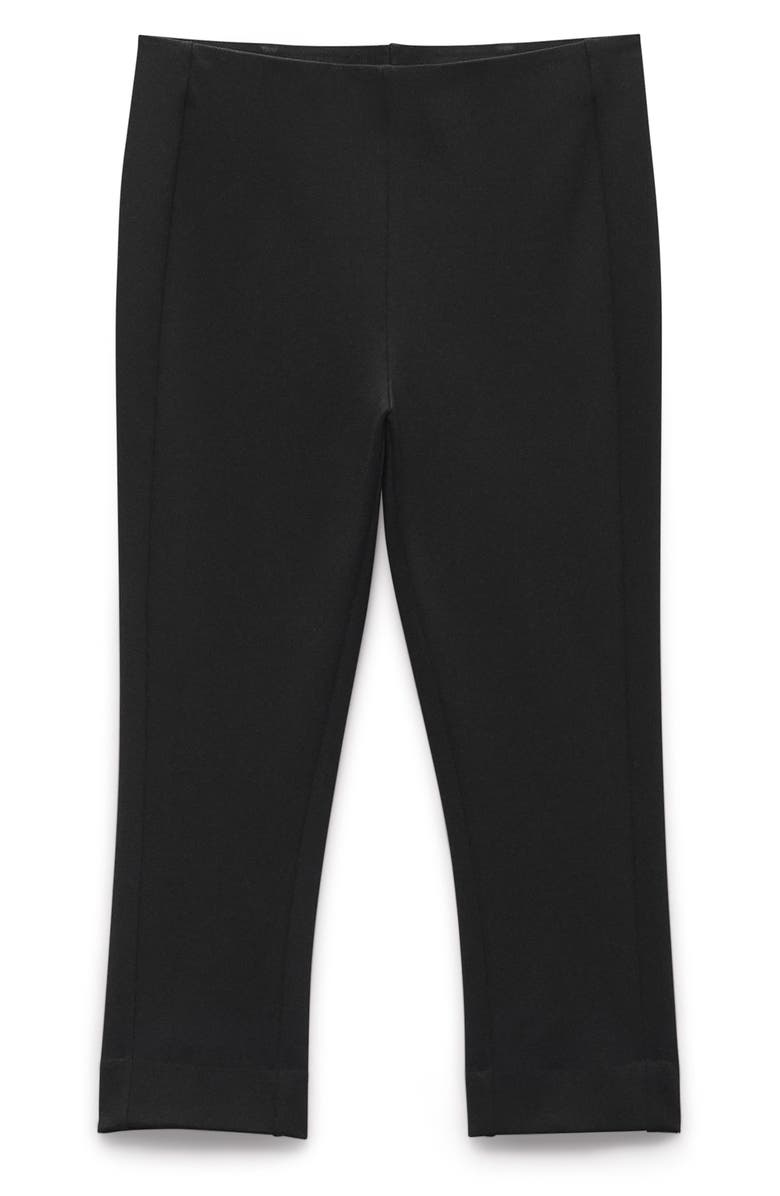 rag & bone Simone Ponte Capri Pants, Main, color, Blk