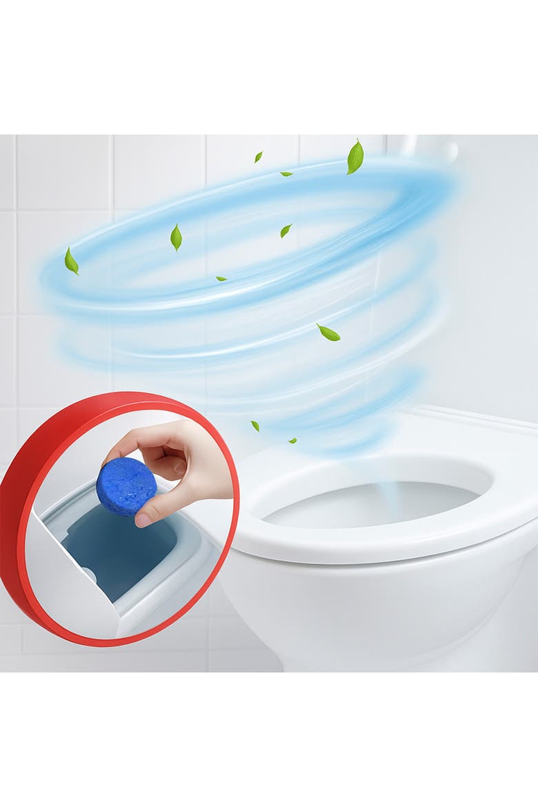 Scalable Scrubber & Toilet Tabs, Alternate, color, Multicolor