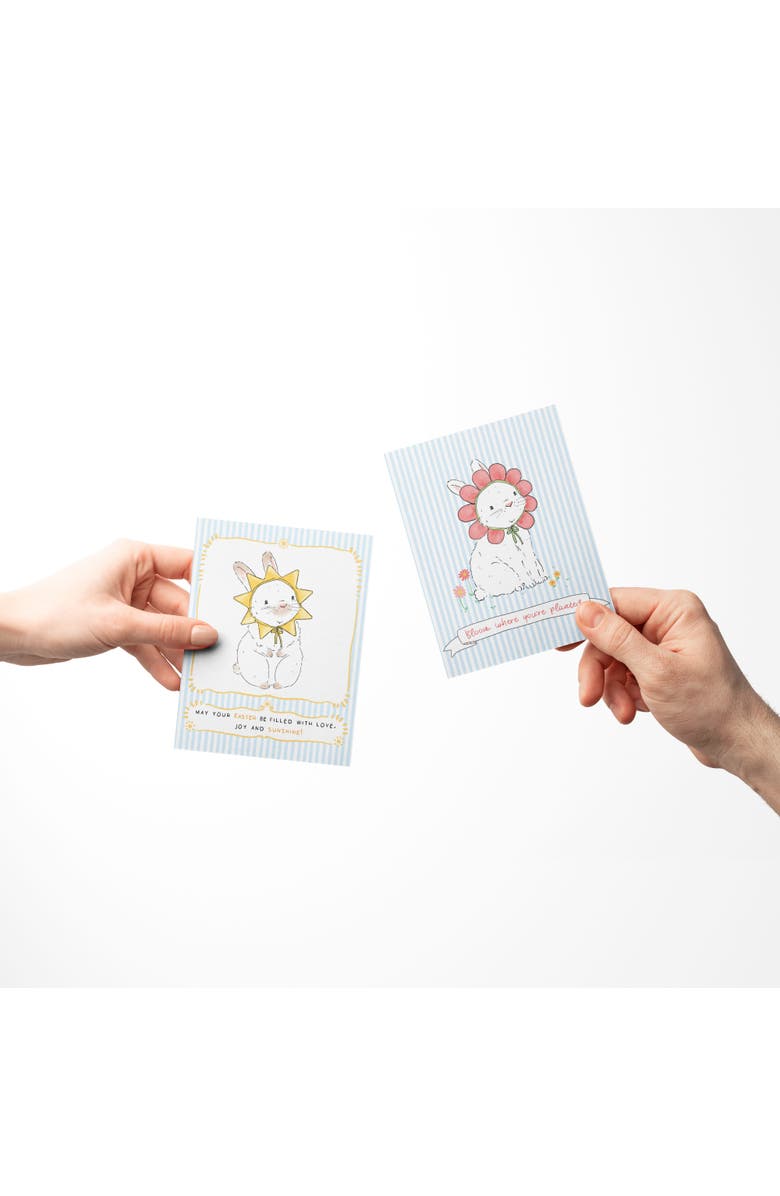 Ramus & Co Easter/Spring Assorted Greeting Card Pack (3ct) "Easter Sweater, Sunny Bunny, Flower Bunny", Alternate, color, Multi-Pack