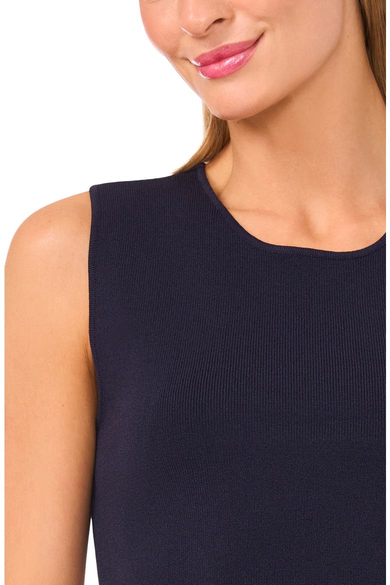 Scallop Hem Sleeveless Sweater, Alternate, color, BARITONE BLUE