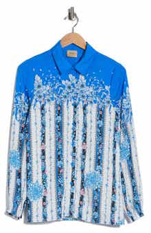 T Tahari Floral Button-Up Shirt