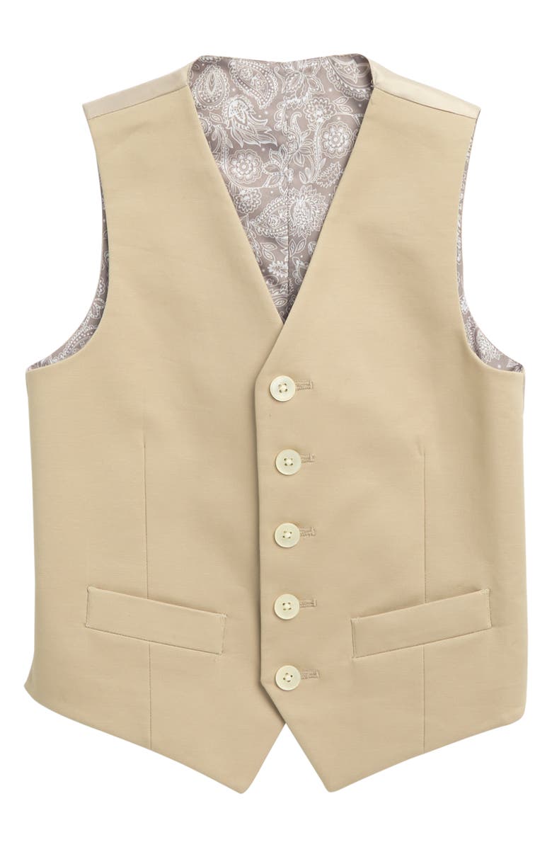 Ralph Lauren Kids' Classic Fit Stretch Cotton Vest, Main, color, 