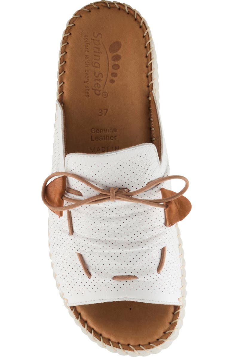 Spring Step Nevelle Wedge Sandal, Alternate, color, White