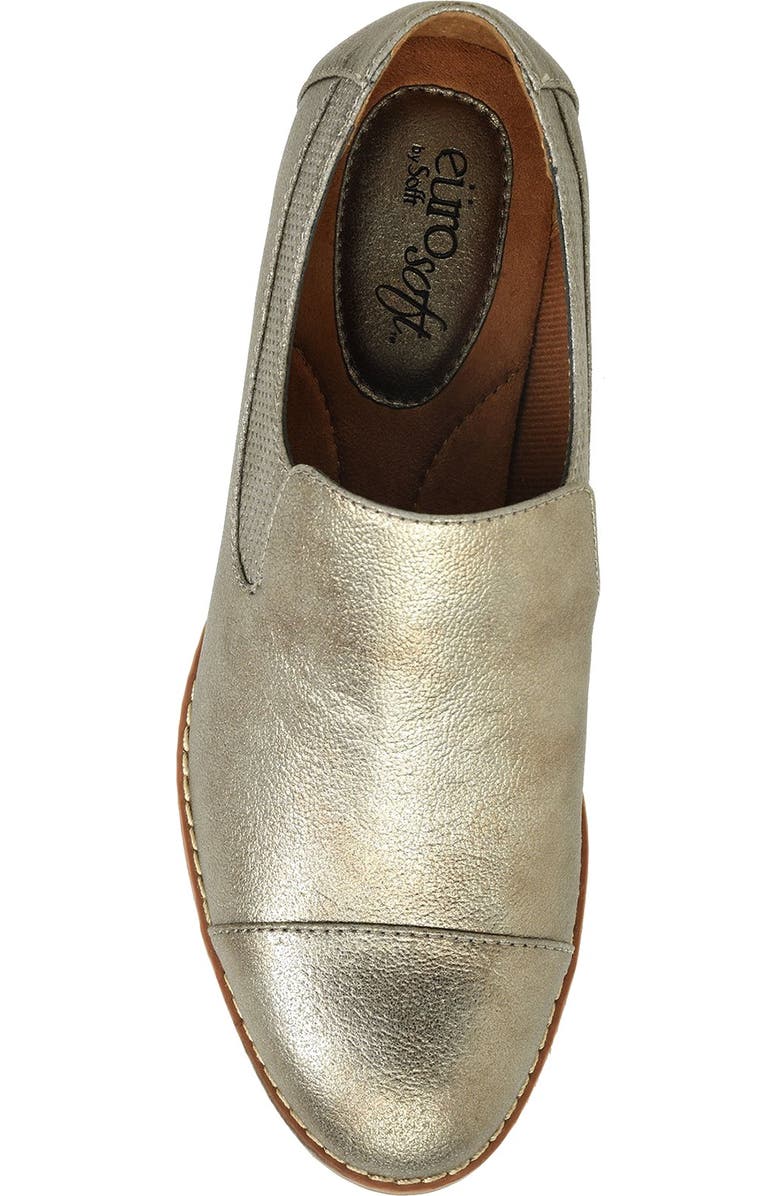 EUROSOFT Wavery Metallic Cap Toe Loafer, Alternate, color,