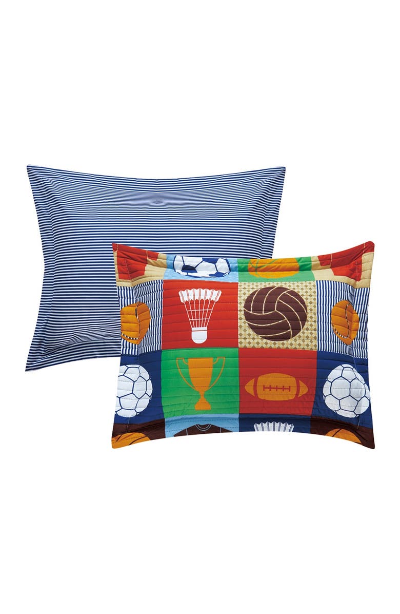 CHIC Twin Dodge Reversible Patchwork Quilt Set - Multi, Alternate, color, 