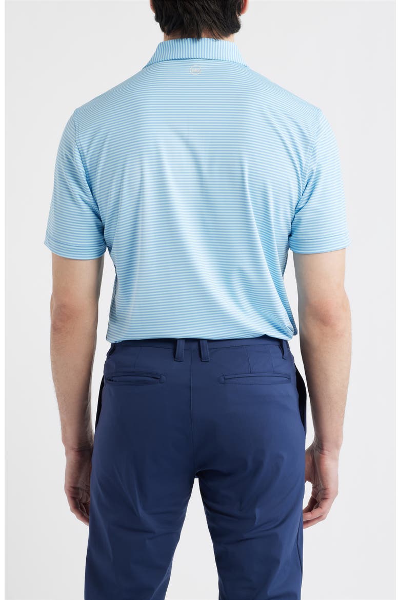 Hales Stripe Performance Jersey Polo, Alternate, color, BLUEBIRD