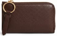 AIMEE Moxy Snake Embossed Leather Slim Wallet