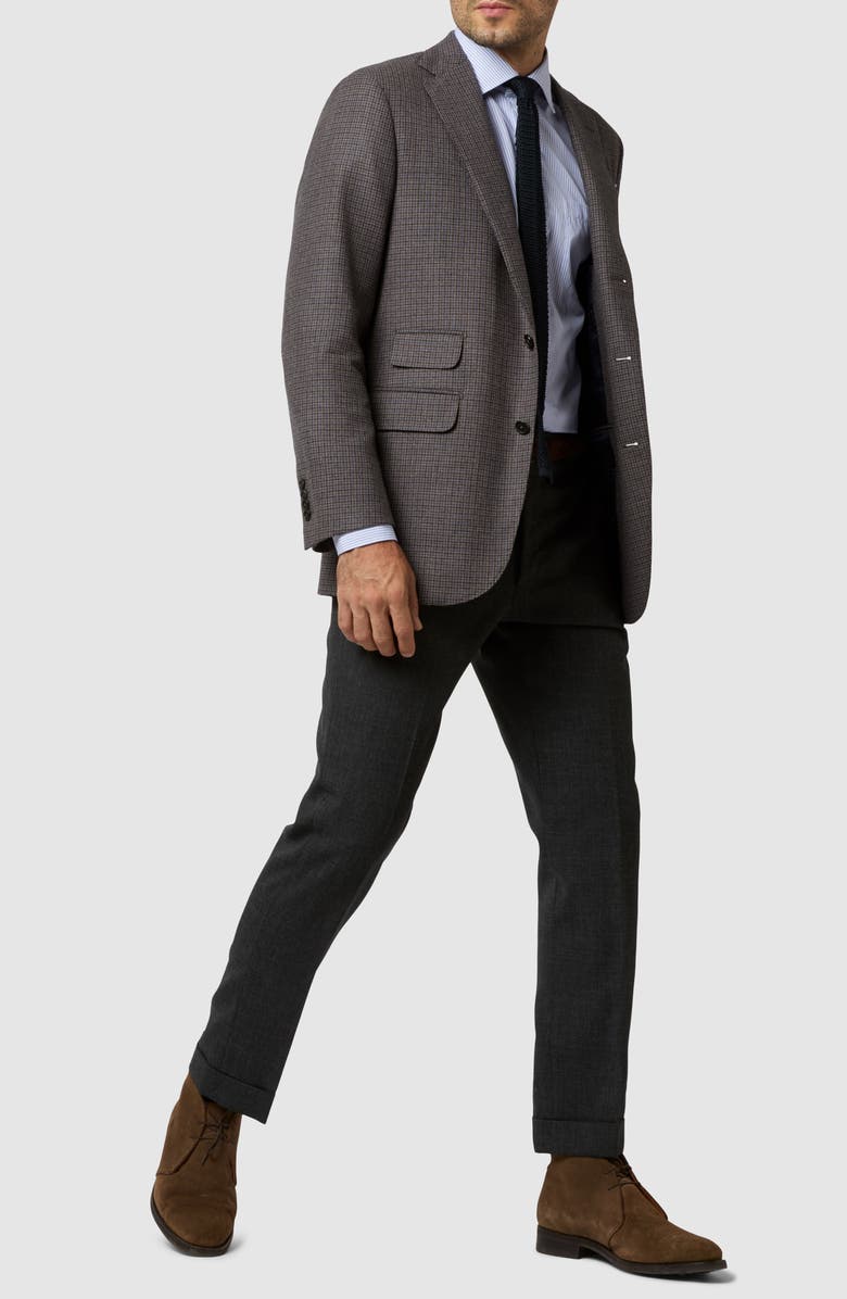 Sid Mashburn Virgil No. 2 Check Wool Sport Coat, Alternate, color, Brown/ Blue Check