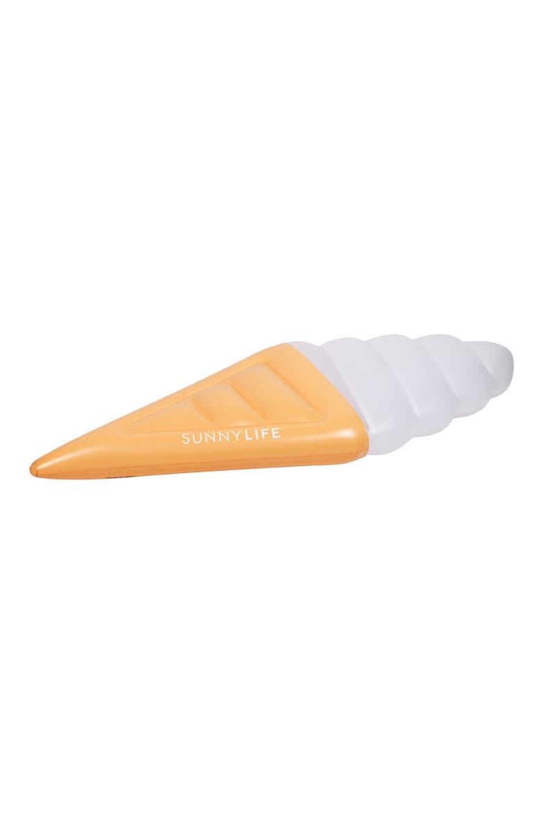 'Really Big' Inflatable Ice Cream Pool Floatie, Alternate, color, WHITE