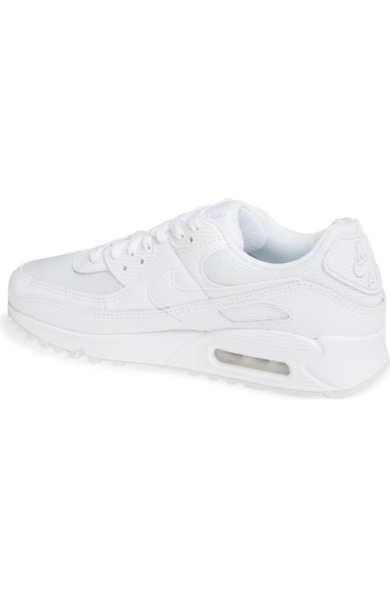 Nike Air Max 90 Sneaker, Alternate, color, 100 White/White