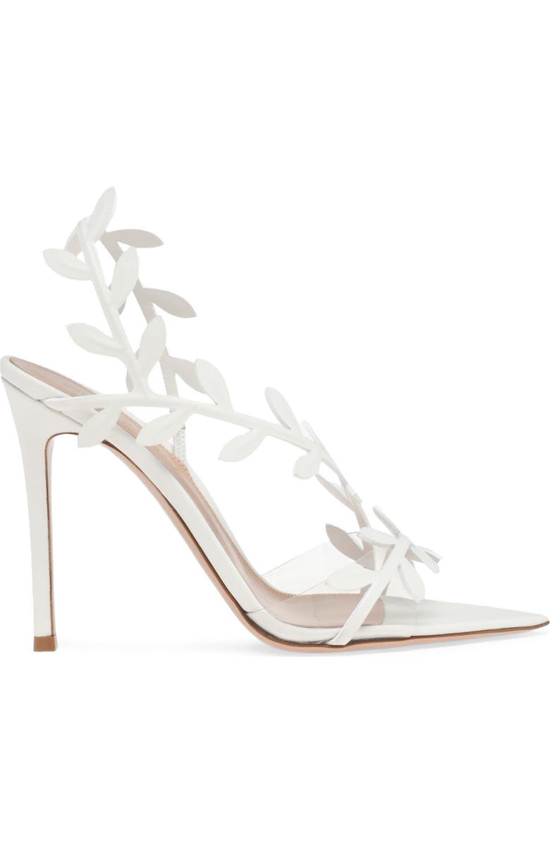 Gianvito Rossi Flavia Sandals, Main, color, White
