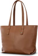 Samsonite Mobile Solution 2 Leather Tote W/ Laptop Sleeve