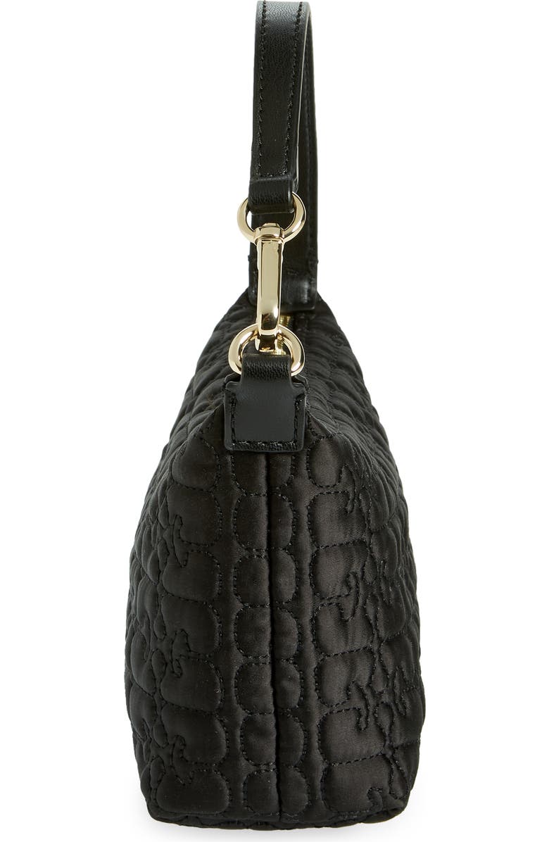 Ganni Small Butterfly Recycled Polyester Convertible Shoulder Bag, Alternate, color,