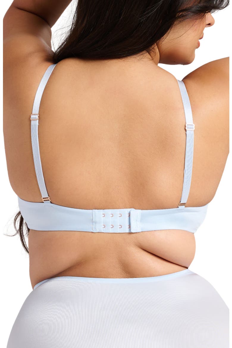 Smooth Satin Luxe Lift Bra, Alternate, color, Something Blue