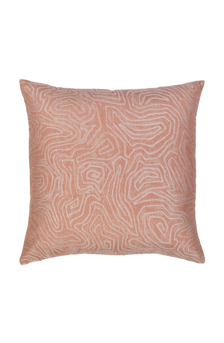 Elaine Smith Chari Spice Indoor & Outdoor Woven Accent Pillow, Main, color, Spice