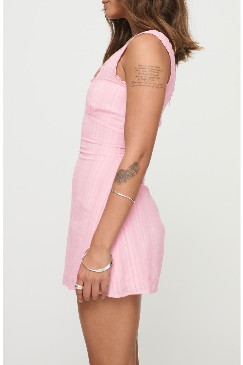 Dasha Fit & Flare Minidress, Alternate, color, PINK