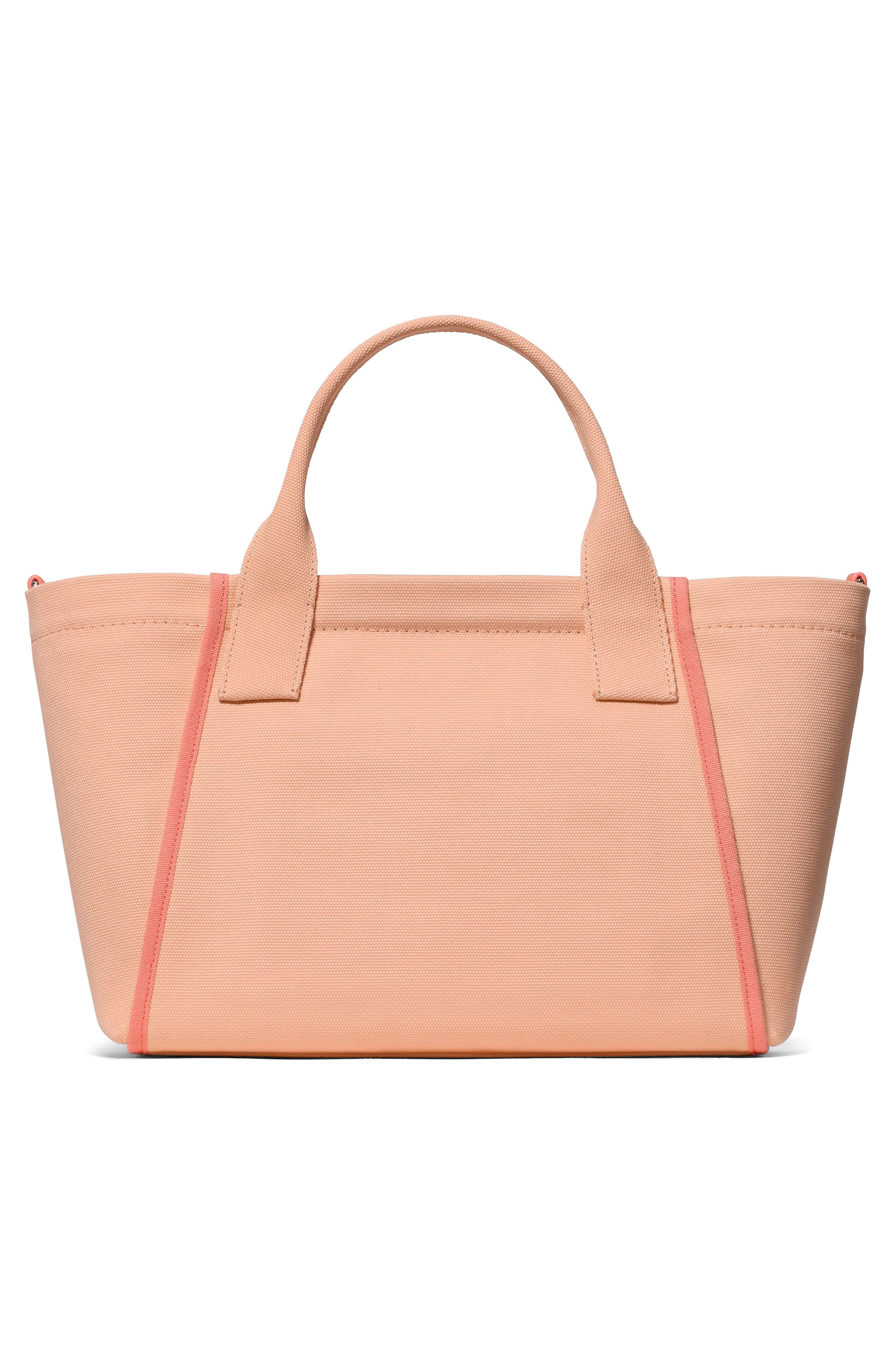 dash canvas tote bag, Alternate, color, LIGHT CANTALOUPE