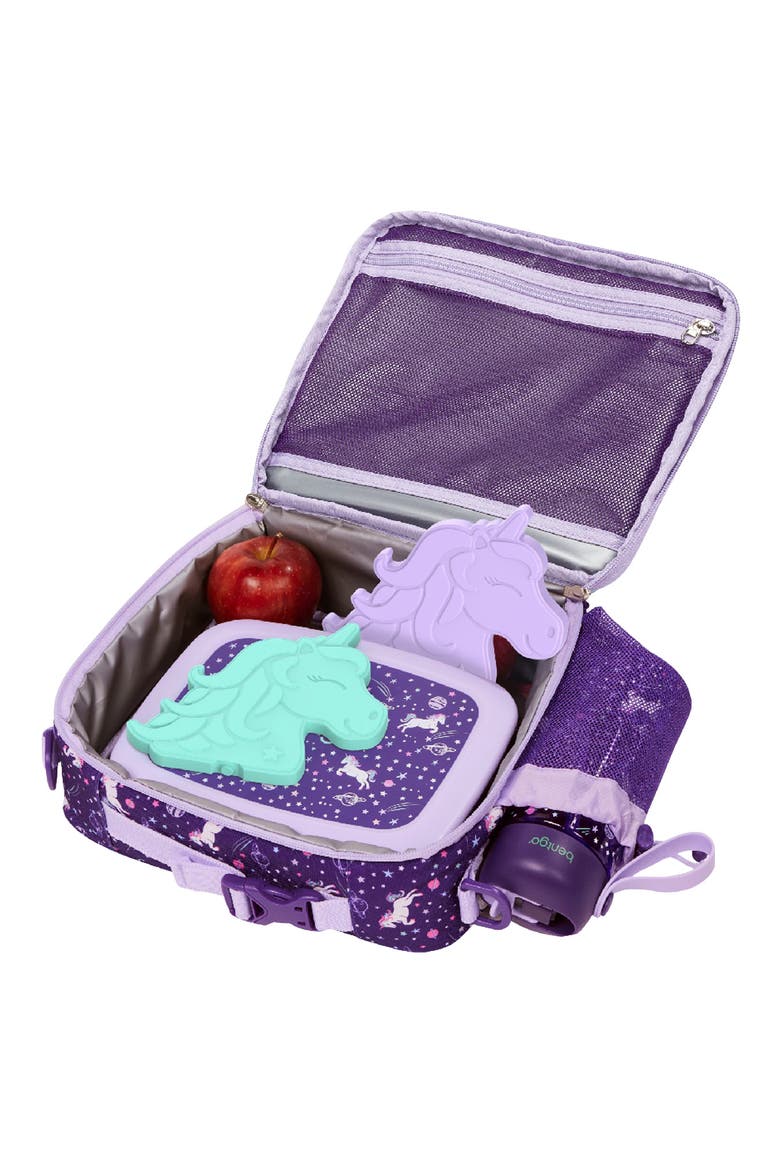 Kids' Print Back to Lunch 5-Piece Set, Main, color, LAVENDER/ PURPLE