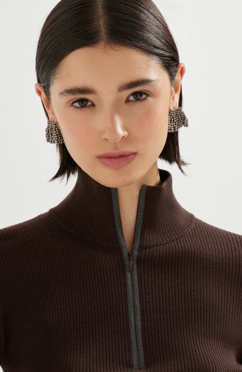 Brunello Cucinelli Lightweight Sweater In Brown