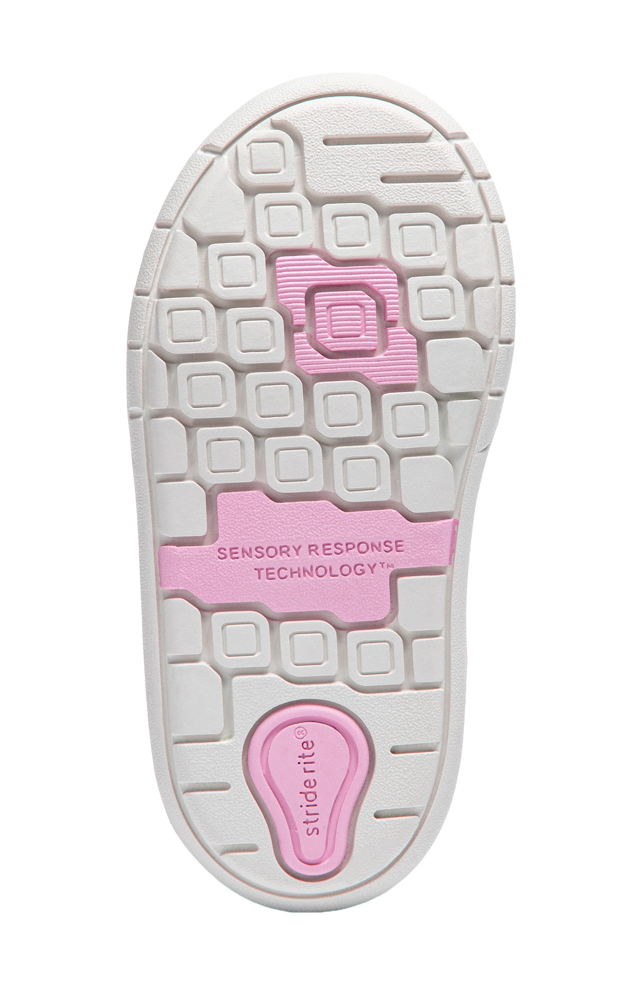 Stride Rite Ames Sneaker, Alternate, color, Silver/ Rainbow