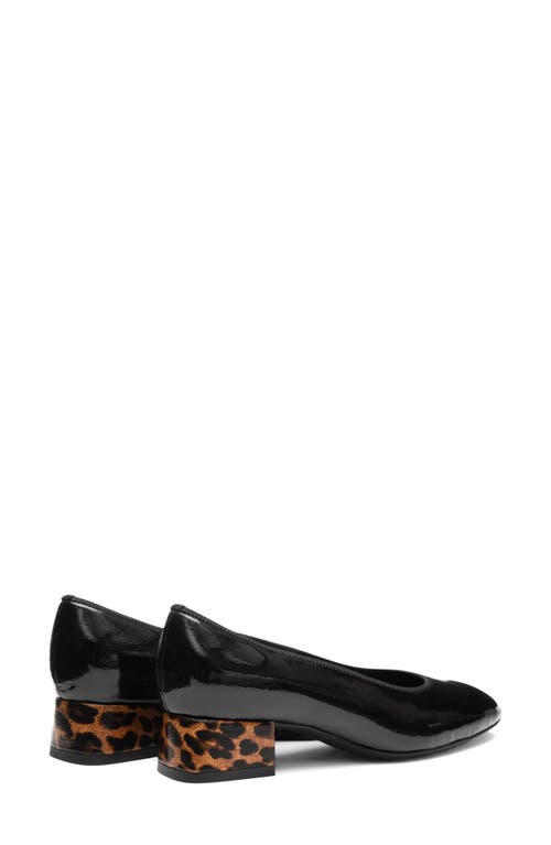 Ara Gypsum Block Heel Pump In Black