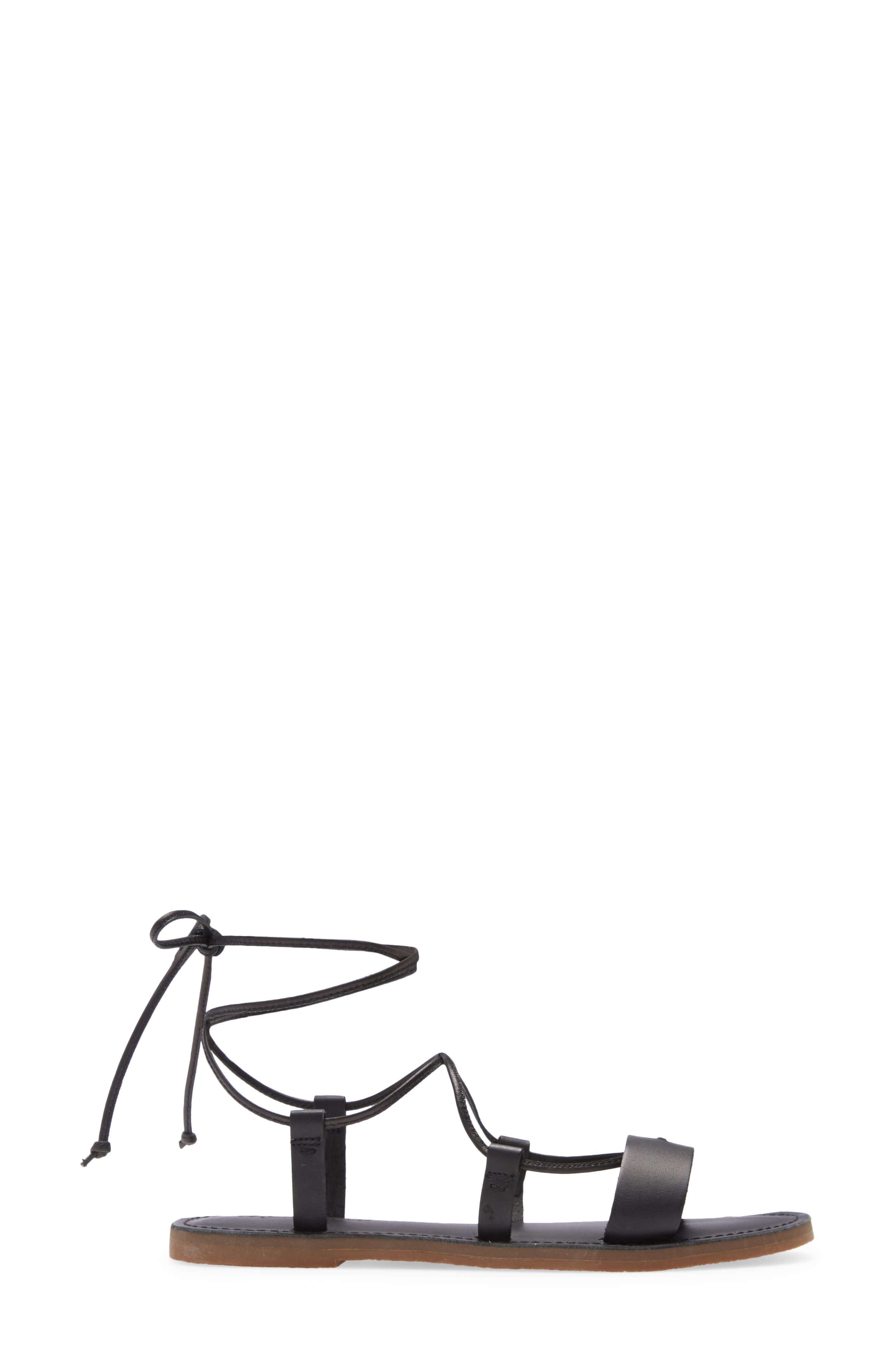 Madewell The Boardwalk Lace-Up Sandal, Alternate, color, 