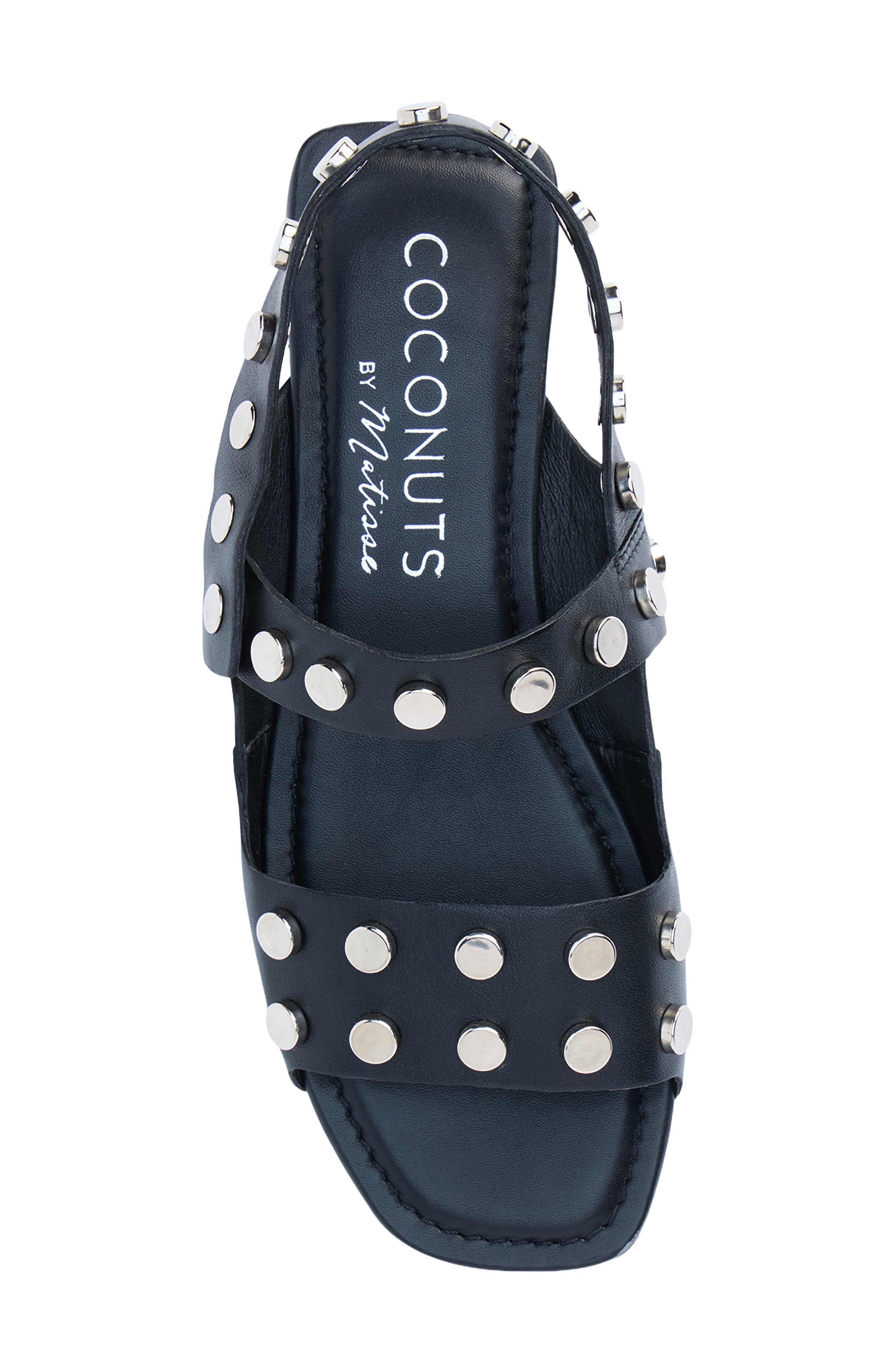 Coconuts by Matisse Kira Quarter Strap Sandal, Alternate, color, Black Leather