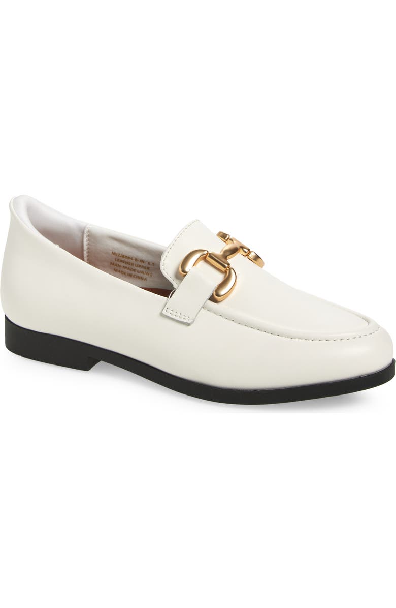 Marc Joseph New York Carmel Court Bit Buckle Loafer, Main, color, Ivory Napa